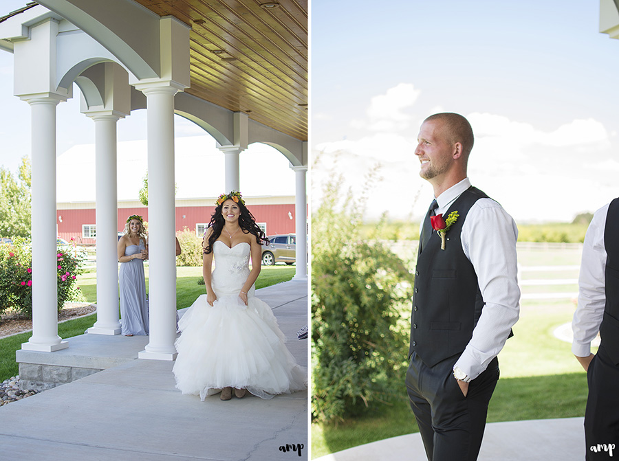 first look | Palisade wedding photographer