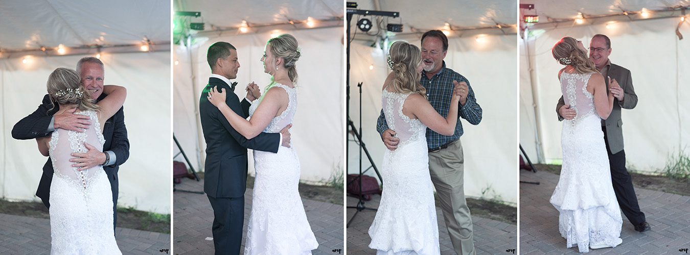 Bride's father-daughter dance without her father