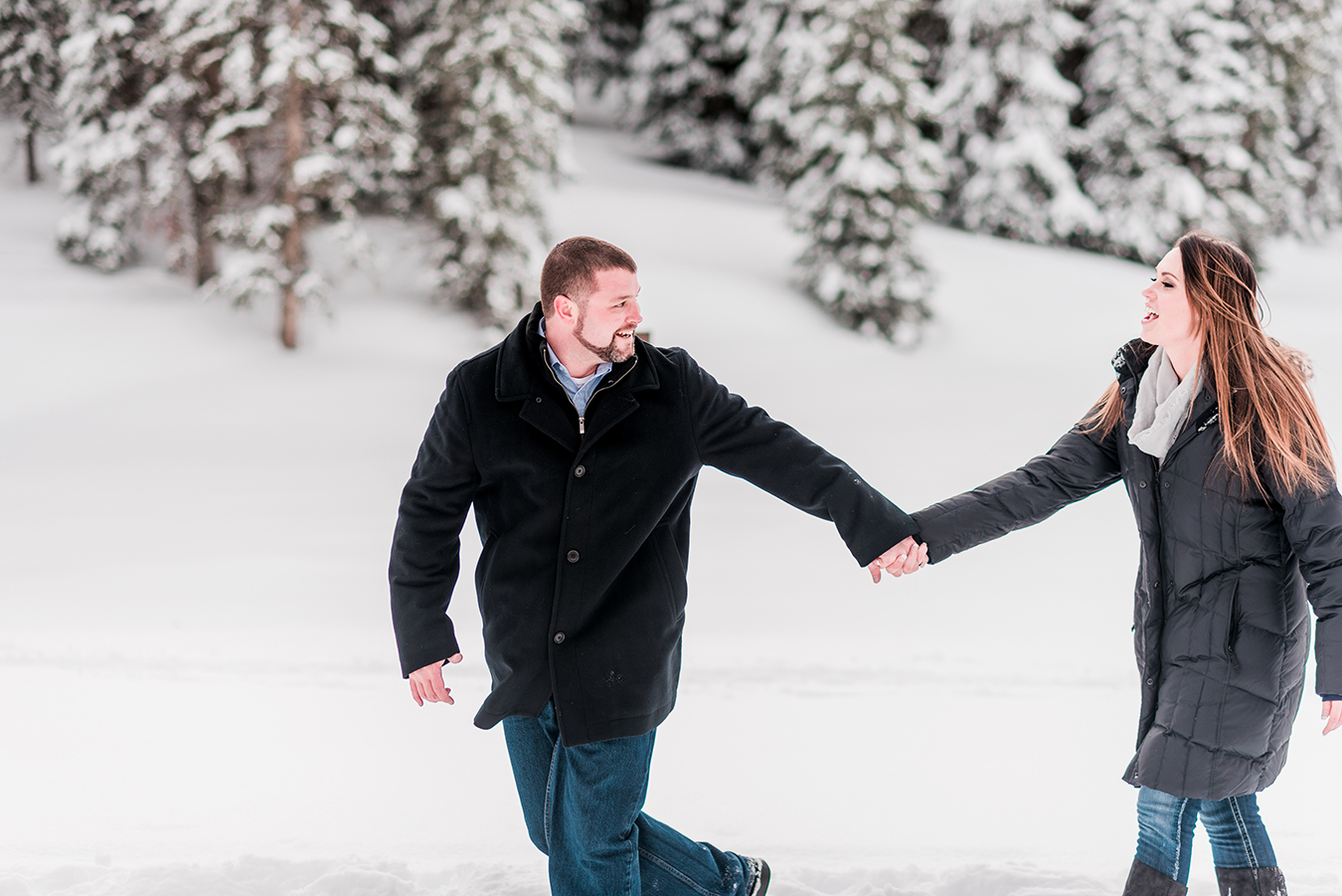 As we sat a the bar for a quick drink before their snowy engagement on the Grand Mesa, Adam and Monica recounted their proposal story to me.