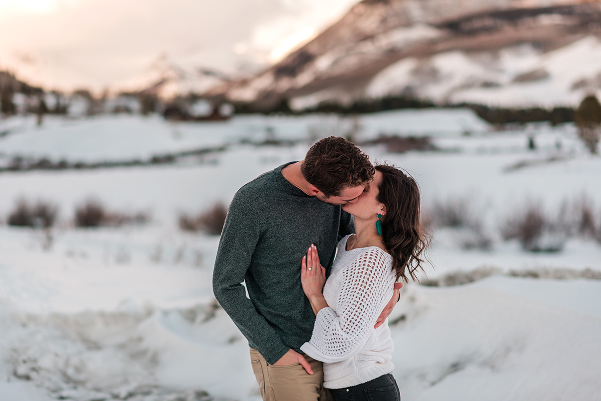 Nathan & Chrystina | Crested Butte Engagement Photos