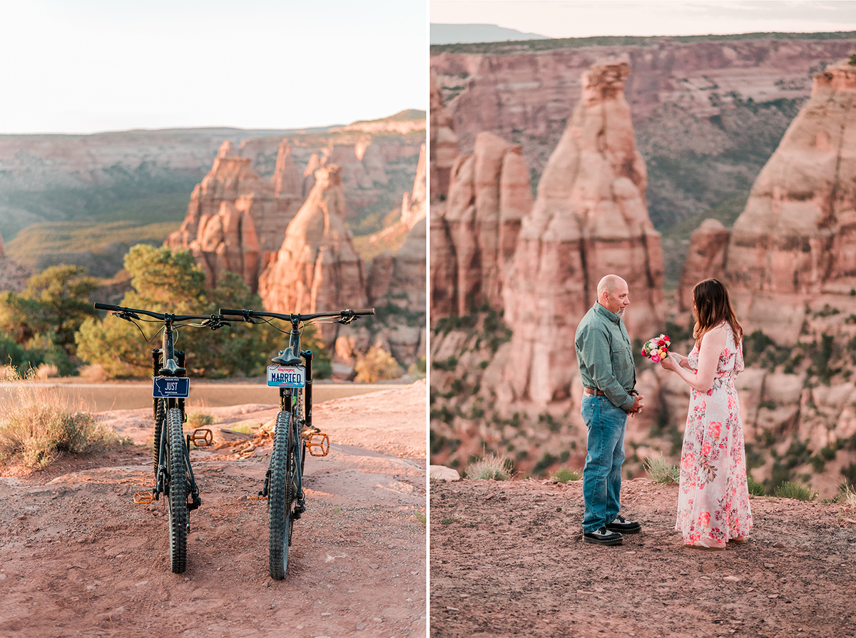 Abby & Craig | Mountain Biking Elopement