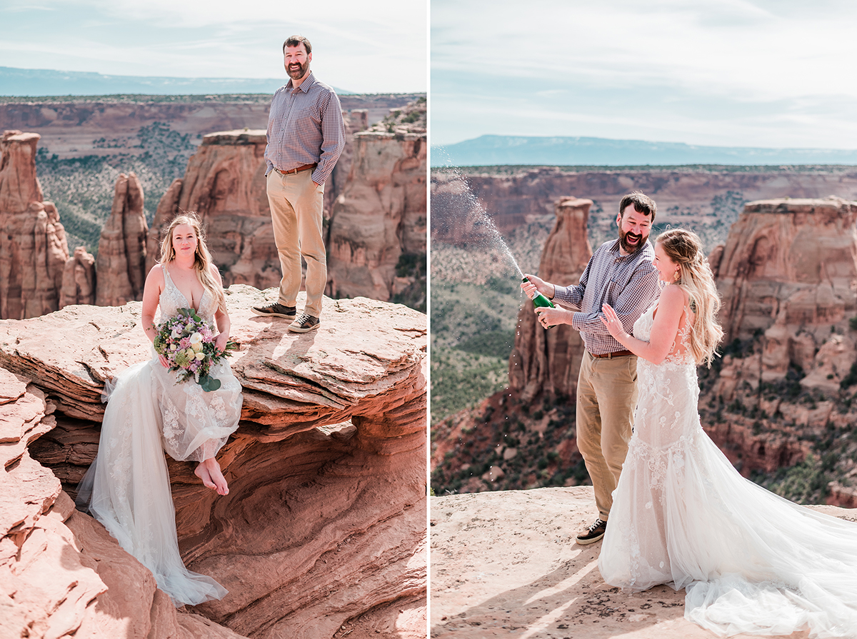 Aimee & Nick | Spring Elopement on the Colorado National Monument
