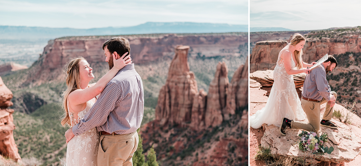 Aimee & Nick | Spring Elopement on the Colorado National Monument