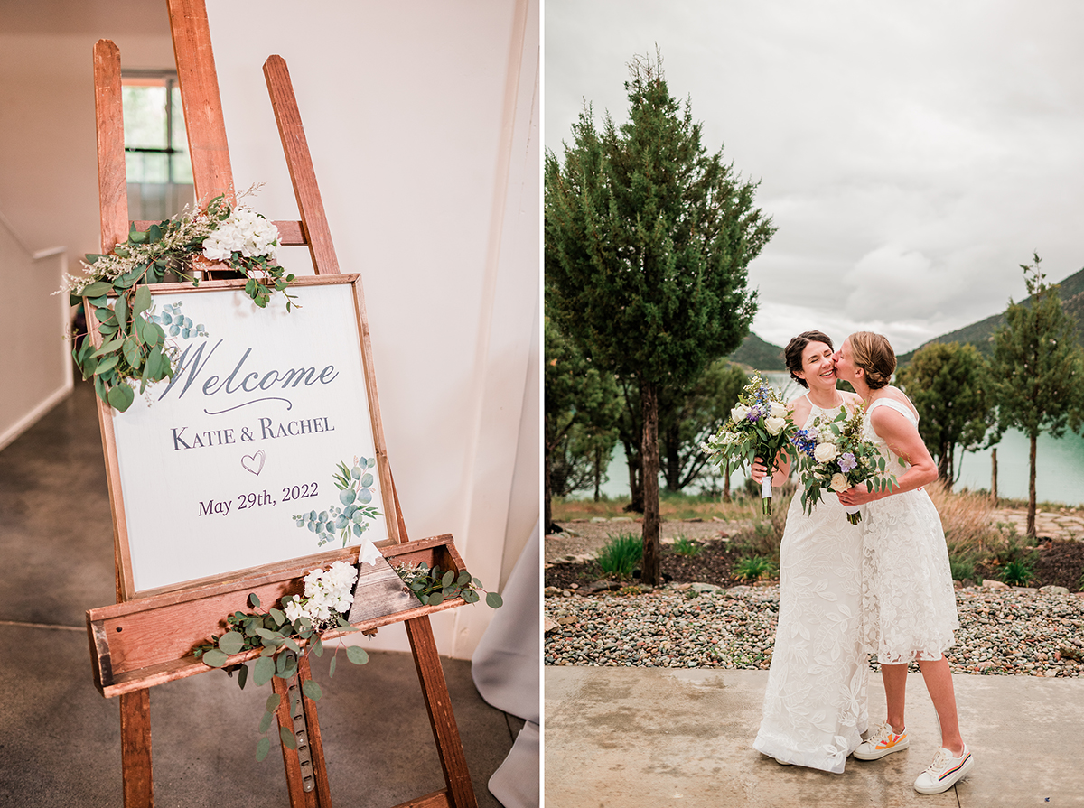 Katie & Rachel | Rainy Wedding at Vista View Events